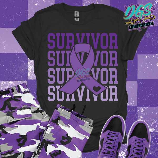 Survivor SVG, DXF, PNG, and EPS Cricut-Silhouette Instant Digital Download