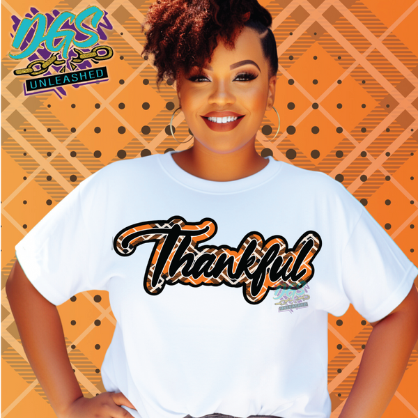 Thankful layered SVG, DXF, PNG, and EPS Cricut-Silhouette Instant Digital Download