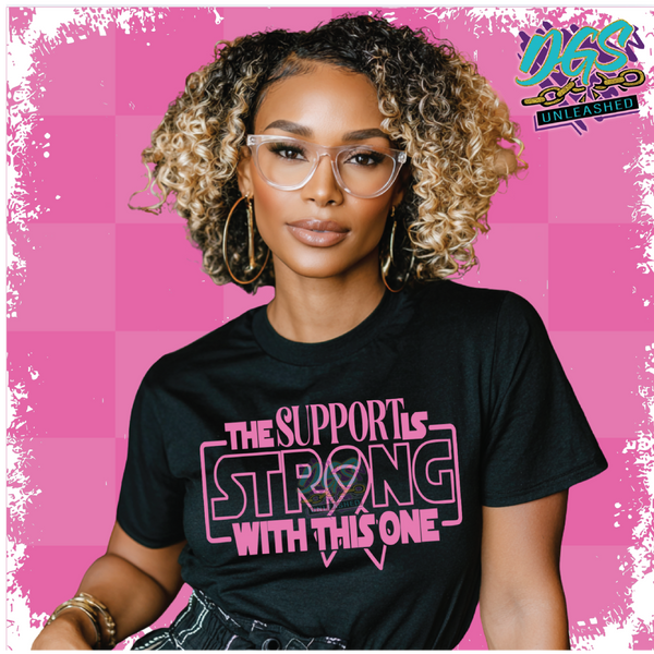 The Support is Strong SVG, DXF, PNG, and EPS Cricut-Silhouette Instant Digital Download
