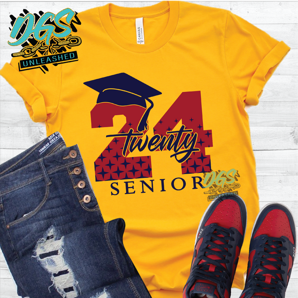 Twenty 24 Senior SVG, DXF, PNG, and EPS Digital Files
