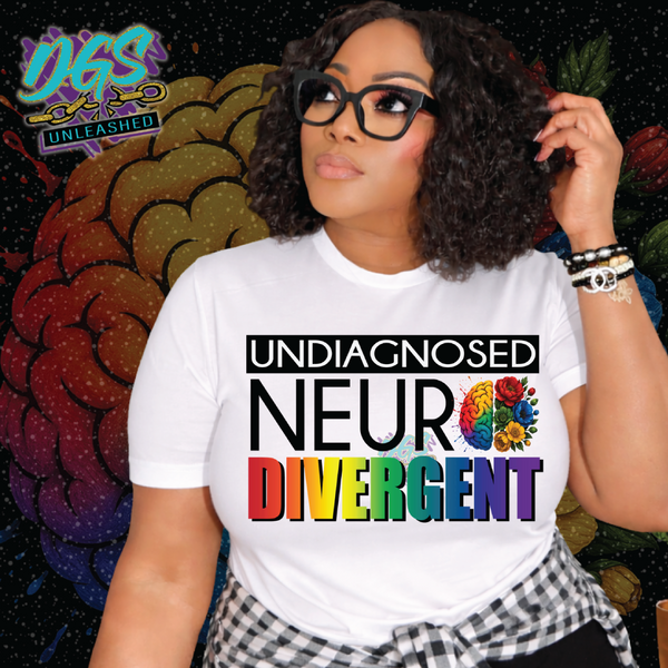 Undiagnosed Neurodivergent PNG ONLY Instant Digital Download