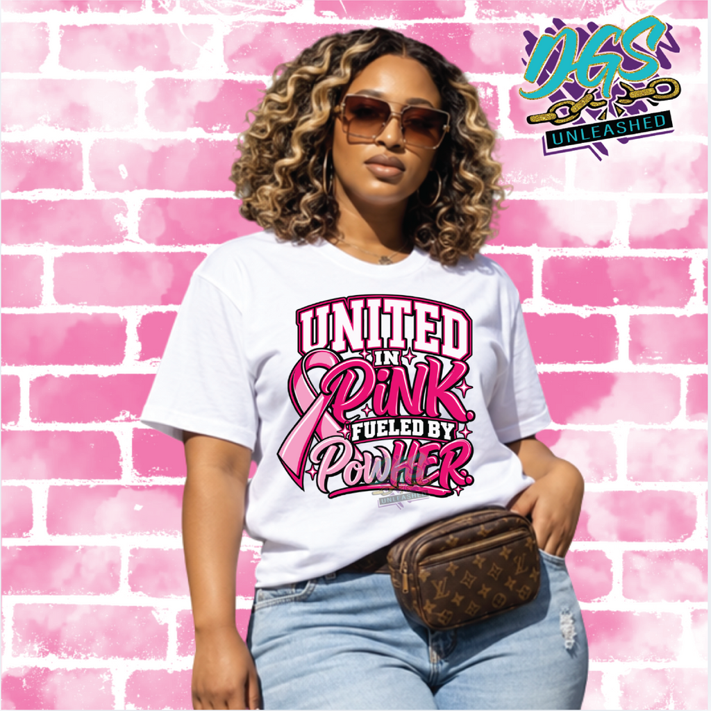 United in Pink SVG, DXF, EPS, PNG Instant Digital Download
