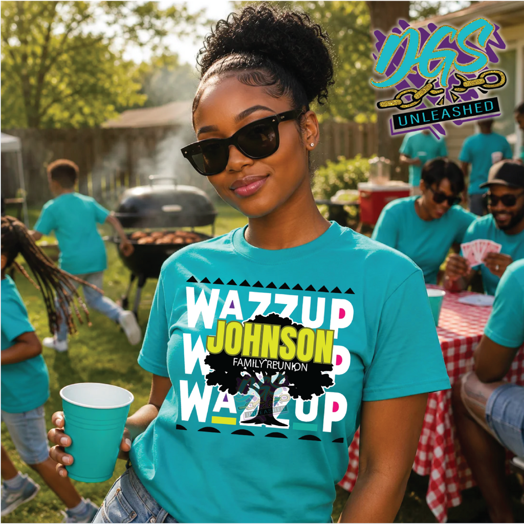 Wazzup Family SVG, DXF, EPS, PNG Instant Digital Download