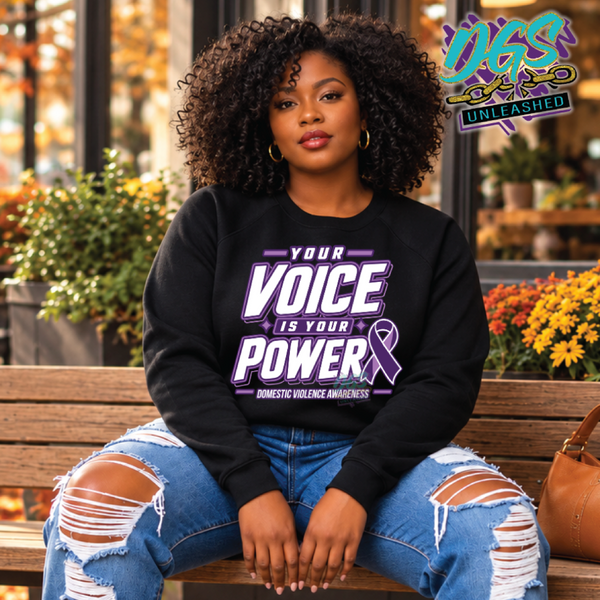 Your Voice is Your Power SVG, DXF, EPS, PNG Instant Digital Download