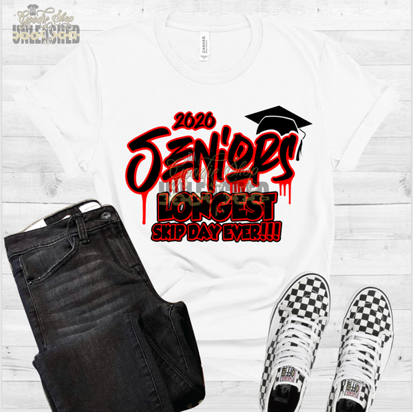 2020 Senior Longest Spring Break/Skip Day Ever Digital Design File