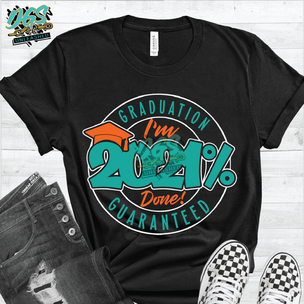 Senior 2021% Done SVG, DXF, EPS and PNG Digital Cut File