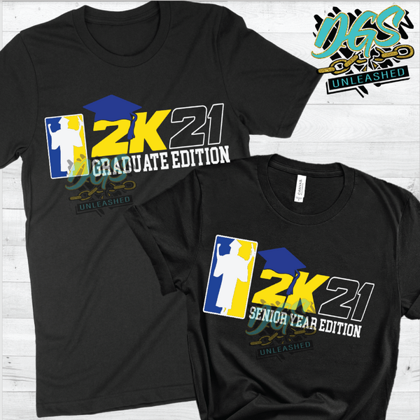 2k21 Senior/Graduate, Class of 2021 SVG, DXF, PNG, and EPS Cricut-Silhouette Instant Digital Download