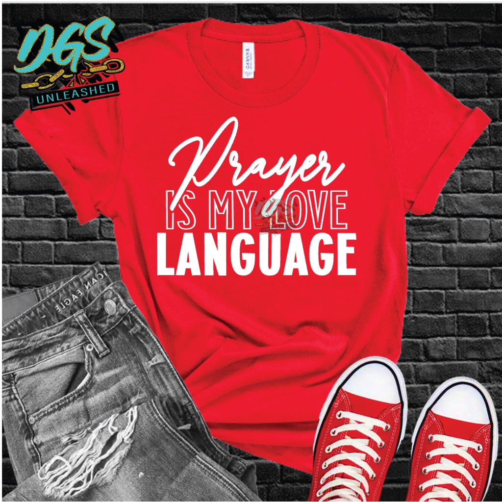 Prayer is My Love Language SVG, DXF, PNG, and EPS Digital Files
