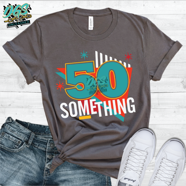 50 Something SVG, DXF, PNG, and EPS Digital Files