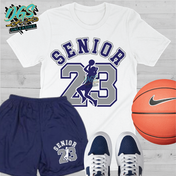Air Senior 23 Basketball-Girl SVG, DXF, PNG, and EPS Digital Files