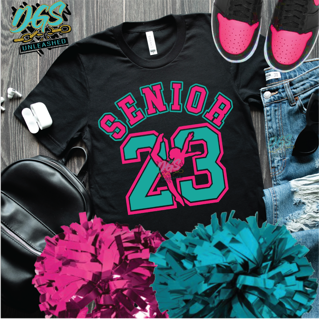 Air Senior 23 Dance SVG, DXF, PNG, and EPS Digital Files