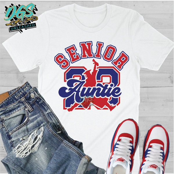 Air Senior 23 Auntie SVG, DXF, PNG, and EPS Cricut-Silhouette Instant Digital Download