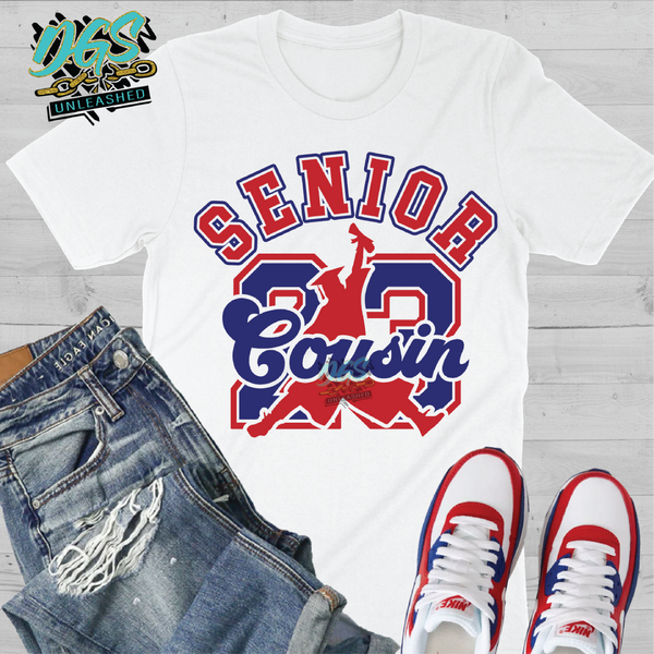 Air Senior 23 Cousin SVG, DXF, PNG, and EPS Cricut-Silhouette Instant Digital Download