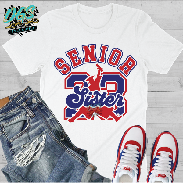 Air Senior 23 Sister SVG, DXF, PNG, and EPS Cricut-Silhouette Instant Digital Download
