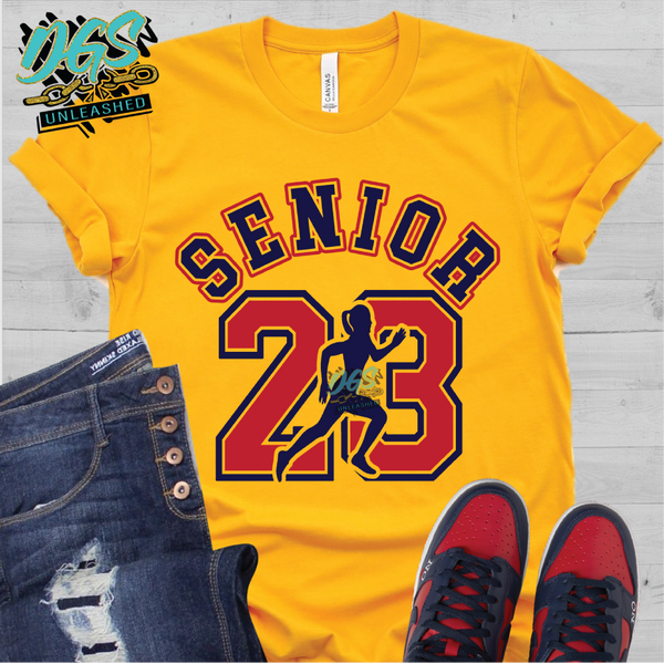 Air Senior 23 Track and Field-Female SVG, DXF, PNG, and EPS Digital Files