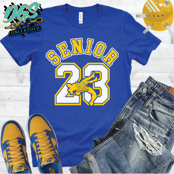 Air Senior 23 Wrestling SVG, DXF, PNG, and EPS Digital Files