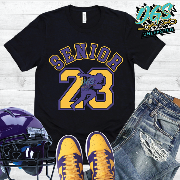 Air Senior 23 Football SVG, DXF, PNG, and EPS Digital Files