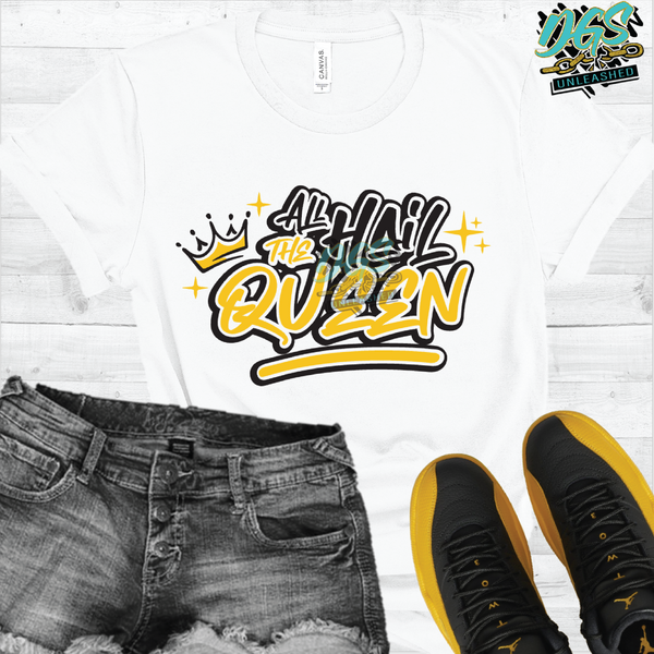 All Hail the Queen SVG, DXF, PNG, and EPS Cricut-Silhouette Instant Digital Download