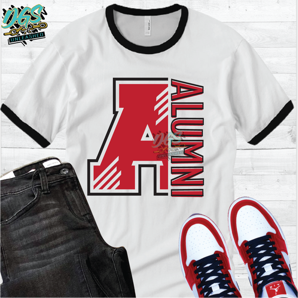 Alumni A SVG, DXF, PNG, and EPS Cricut-Silhouette Instant Digital Download