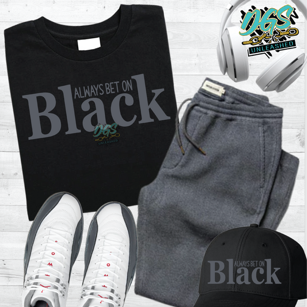 Always Bet on Black SVG, DXF, PNG, and EPS Digital Files