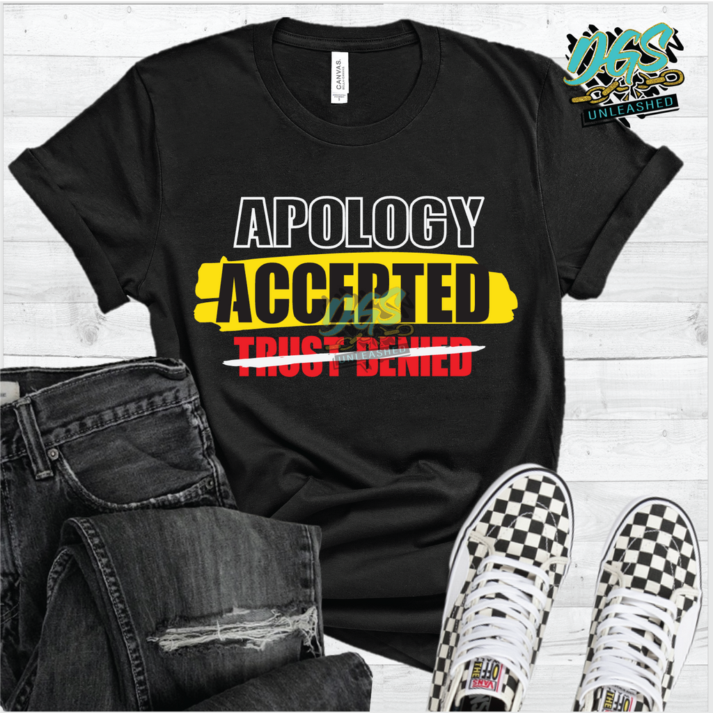 Apology Accepted SVG, PNG, DXF, EPS-Instant Digital Download