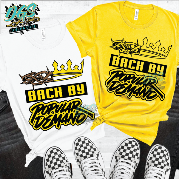 Back By Popular Demand, Jesus SVG, DXF, PNG, and EPS Cricut-Silhouette Instant Digital Download