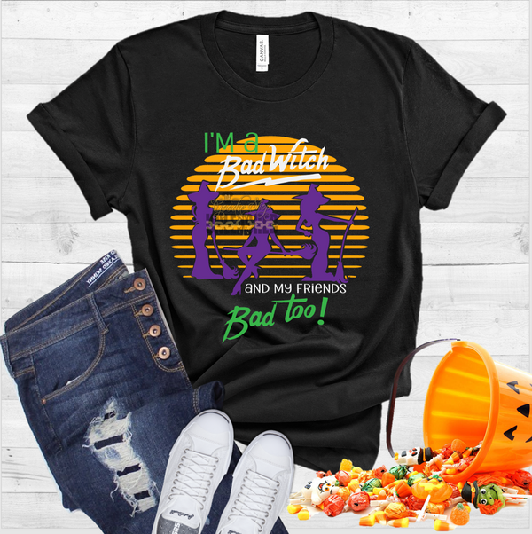 Bad Witch with Friends Digital Design File