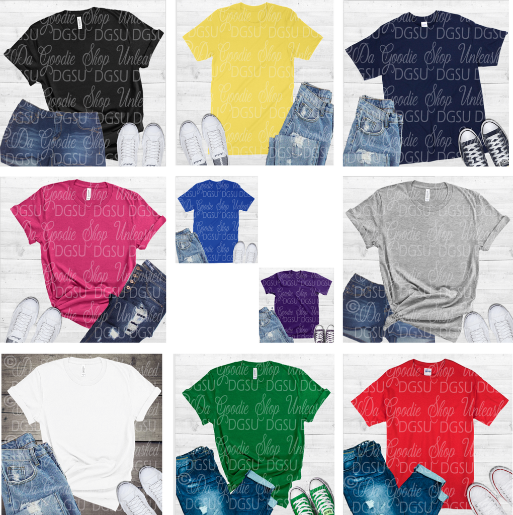 Basic Color Shirt Mockups