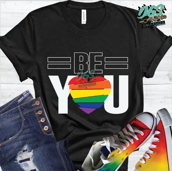 Be You, Pride SVG, DXF, PNG, and EPS Cricut-Silhouette Instant Digital Download