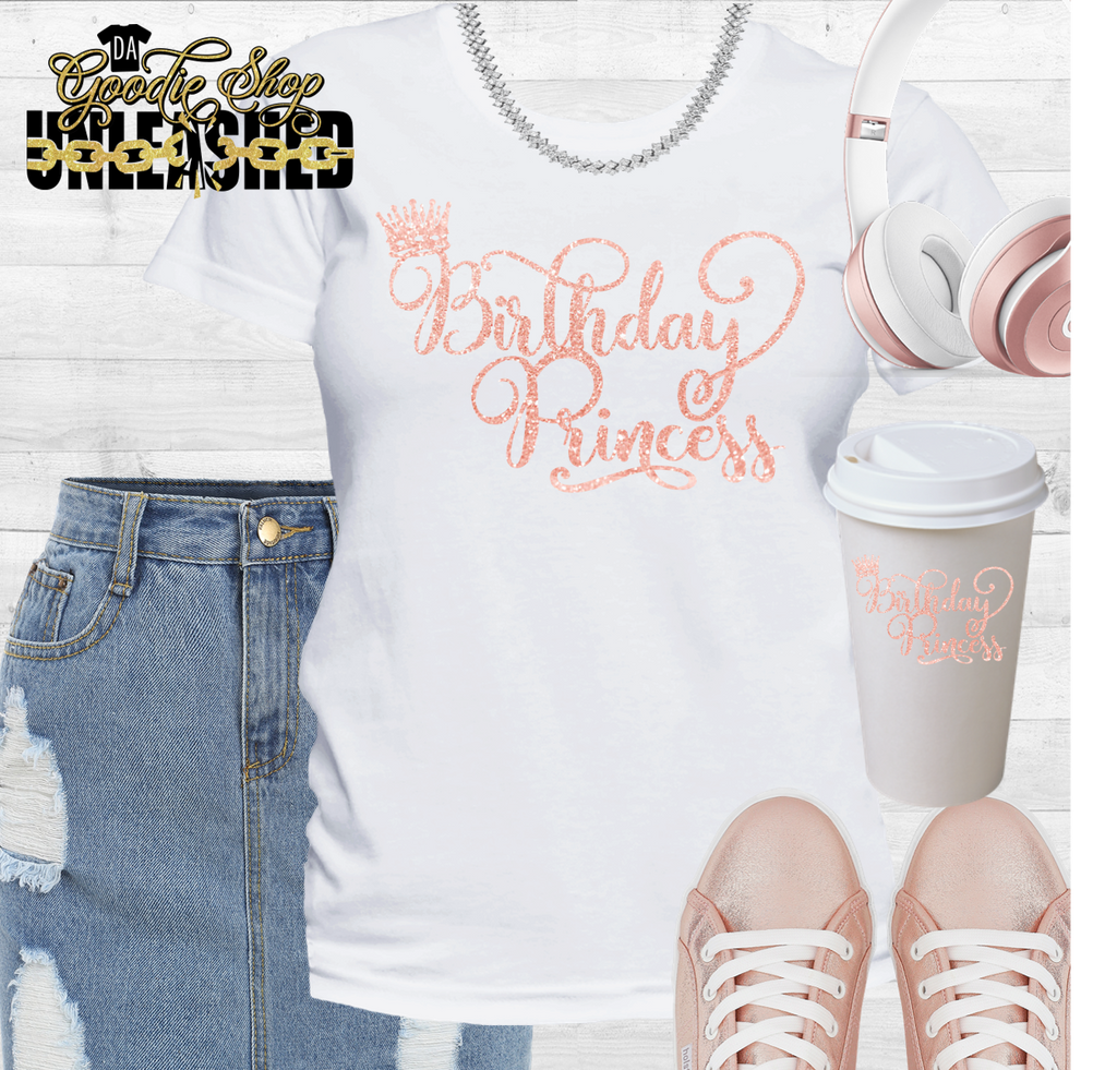 Birthday Princess SVG, DXF, PNG, and EPS Cut File