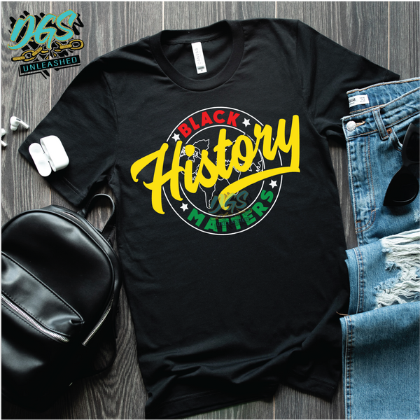Black History matters SVG, DXF, PNG, and EPS Digital Files