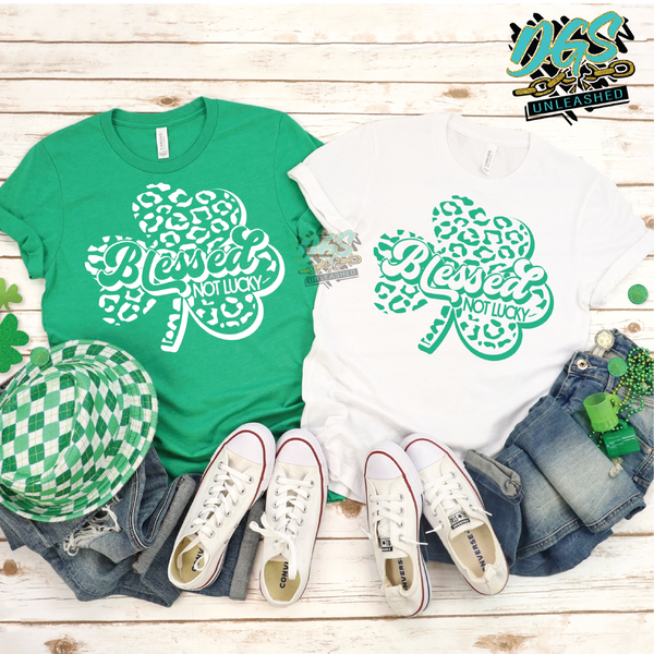 Blessed, Not Lucky SVG, DXF, PNG, and EPS Cricut-Silhouette Instant Digital Download