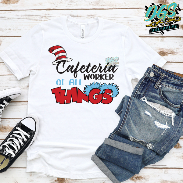 Cafeteria Worker of All Things SVG, DXF, PNG, and EPS Digital Files