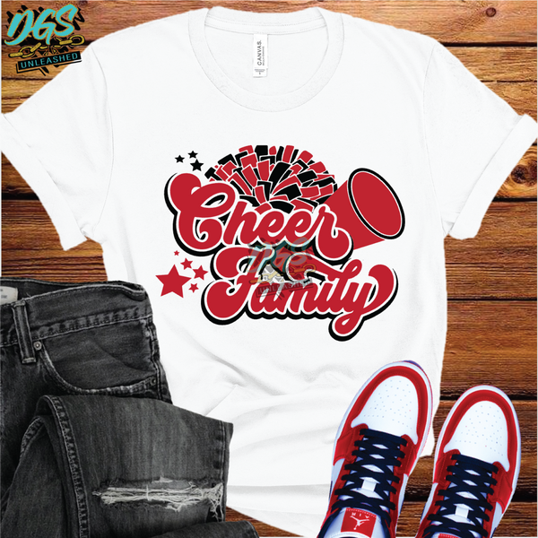 Cheer Family SVG, PNG, DXF, EPS-Instant Digital Download