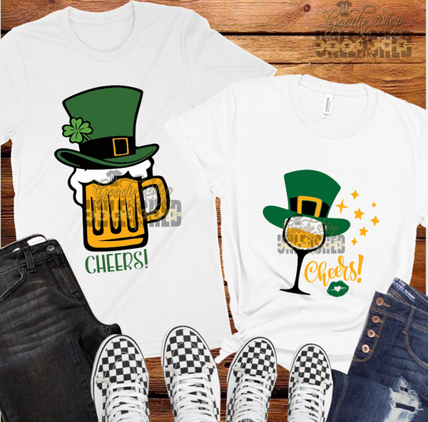 His and Hers Cheers Digital Cut File
