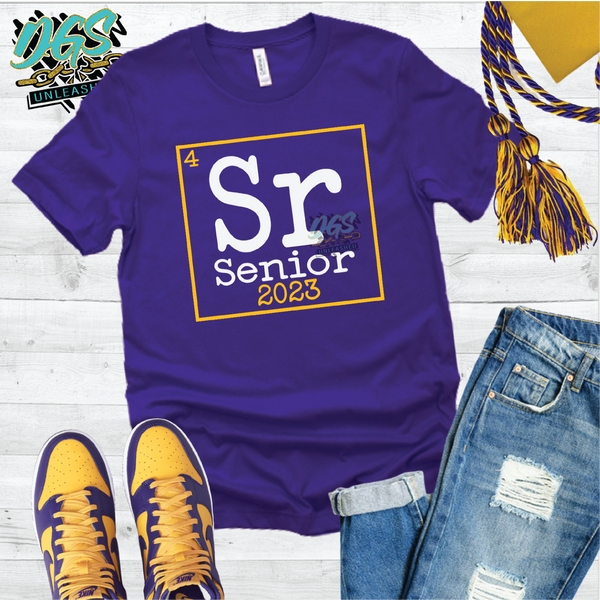 Class Element Senior SVG, DXF, PNG, and EPS Digital Files