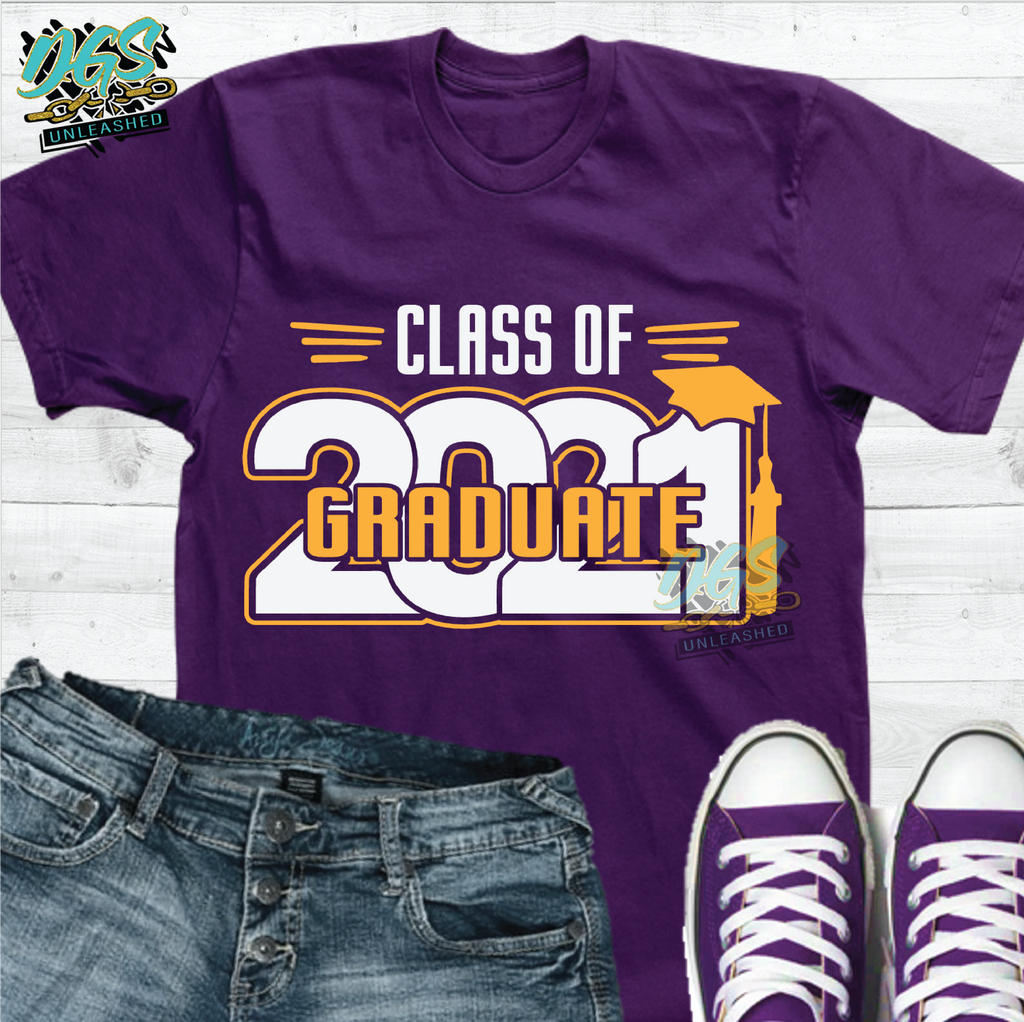 Class of 2021 Graduate SVG, DXF, PNG, and EPS Cricut-Silhouette Instant Digital Download