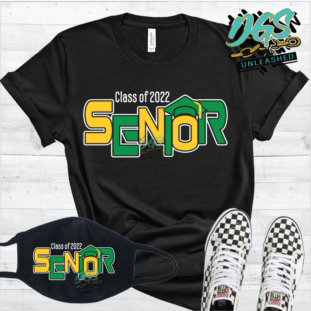 Class of 2022 Senior Jagged SVG, PNG, DXF, EPS-Instant Digital Download