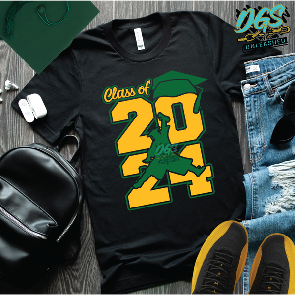 Class of 2024 Air Stacked SVG, DXF, PNG, and EPS Digital Files