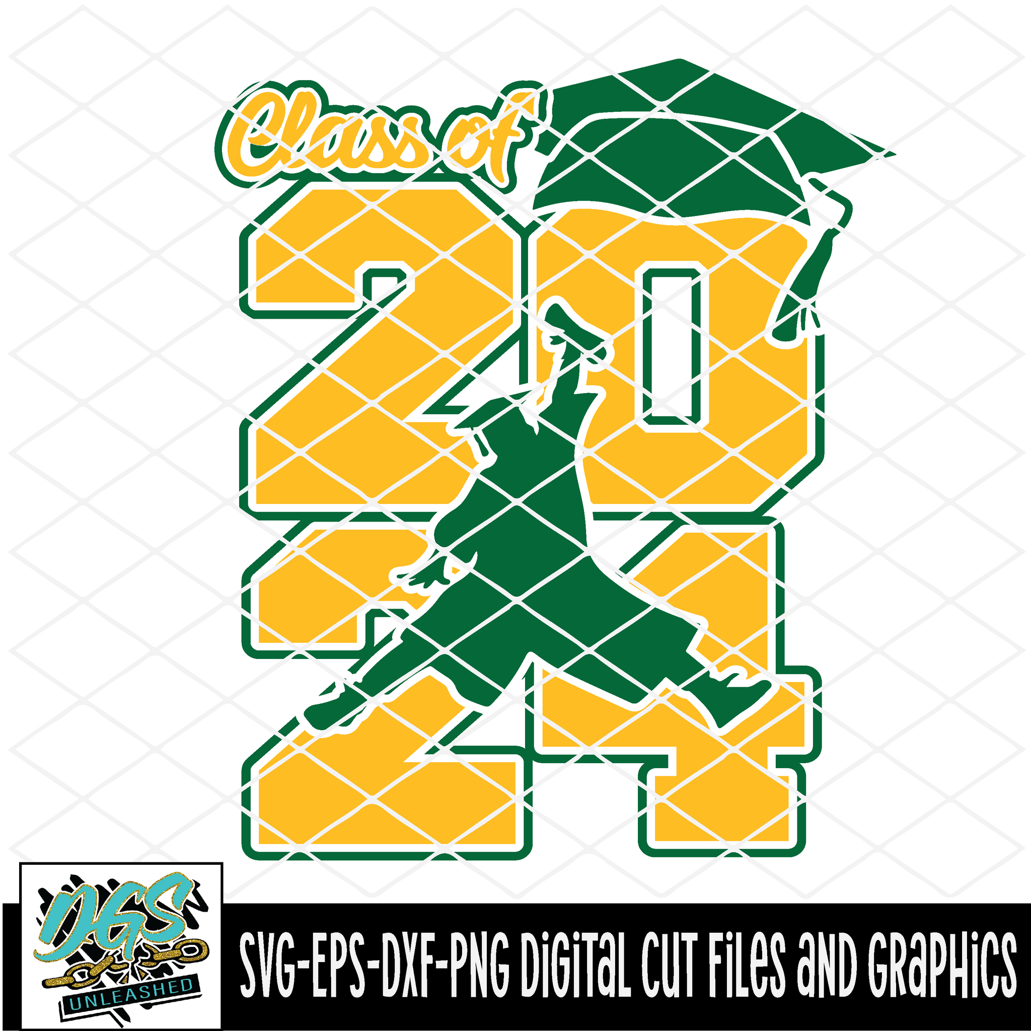 Class of 2024 Air Stacked SVG, DXF, PNG, and EPS Digital Files – Da ...