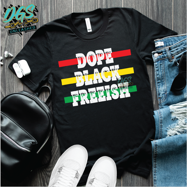 Dope Black Freeish Only SVG, DXF, PNG, and EPS Digital Files