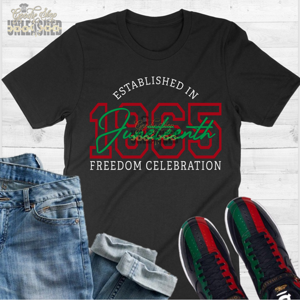Established 1865 Juneteenth SVG, DXF, PNG, and EPS Digital Files