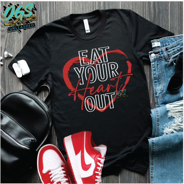 Eat Your Heart OUT 1 SVG, DXF, PNG, and EPS Cricut-Silhouette Instant Digital Download