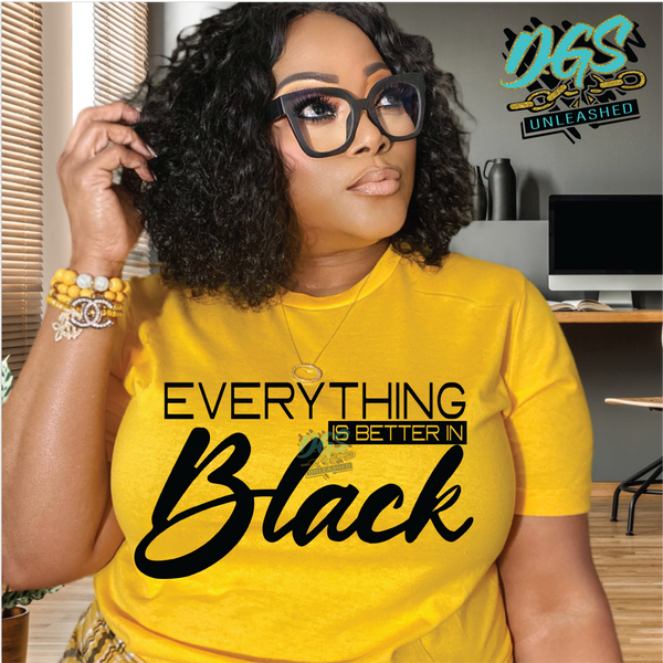 Everything Black SVG, DXF, PNG, and EPS Digital Files