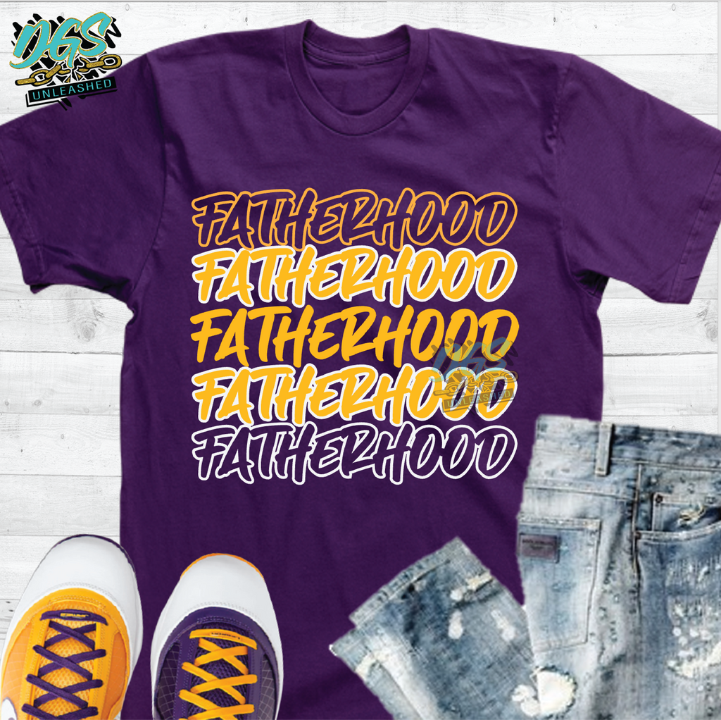 Fatherhood (Repeat) SVG, DXF, PNG, and EPS Cricut-Silhouette Instant Digital Download