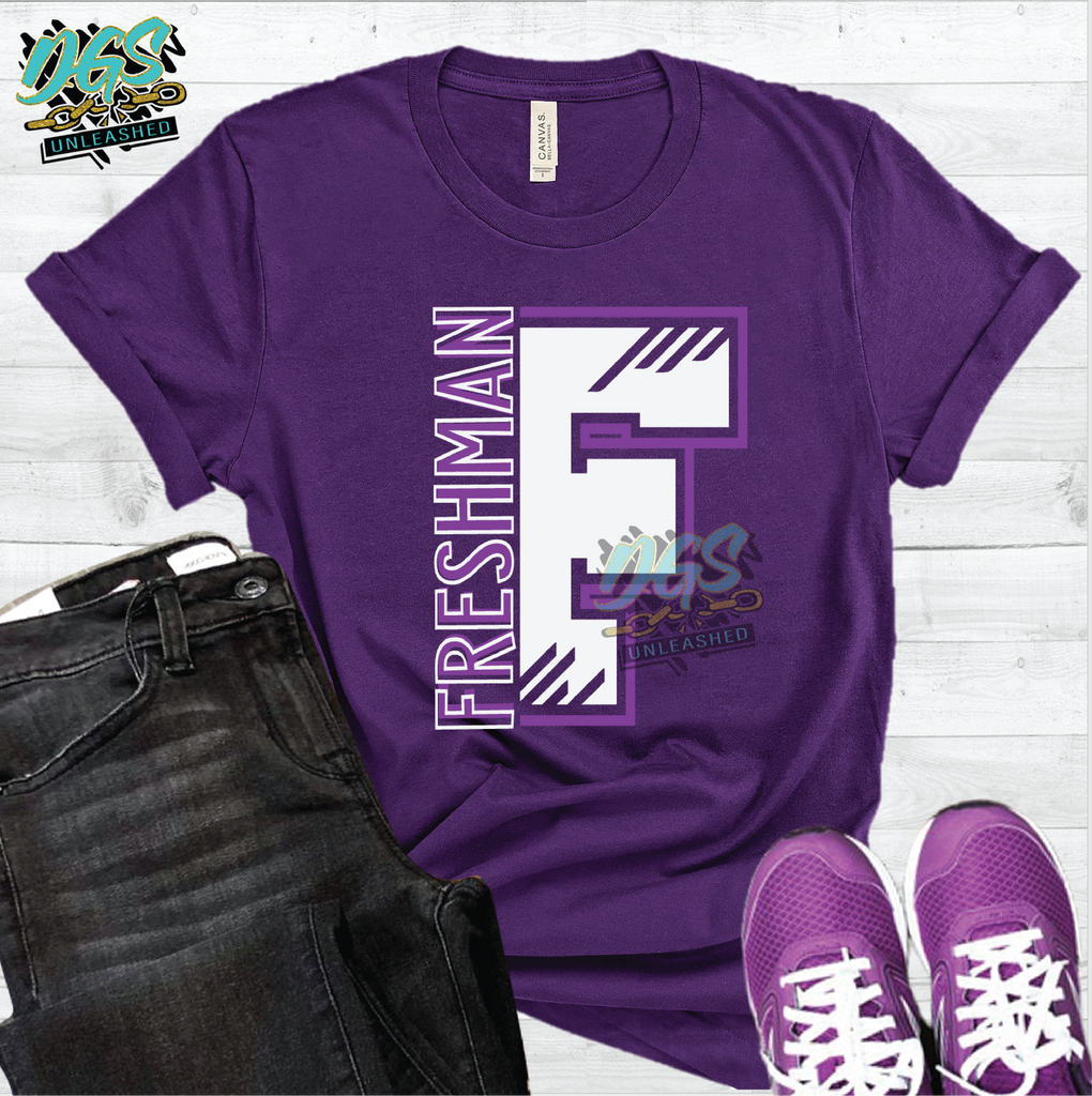 F is for Freshman SVG, DXF, PNG, and EPS Cricut-Silhouette Instant Digital Download