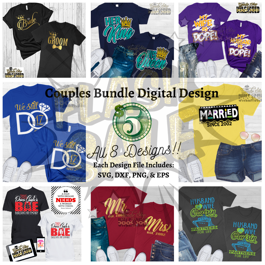 Couples Bundle!! Digital Design File