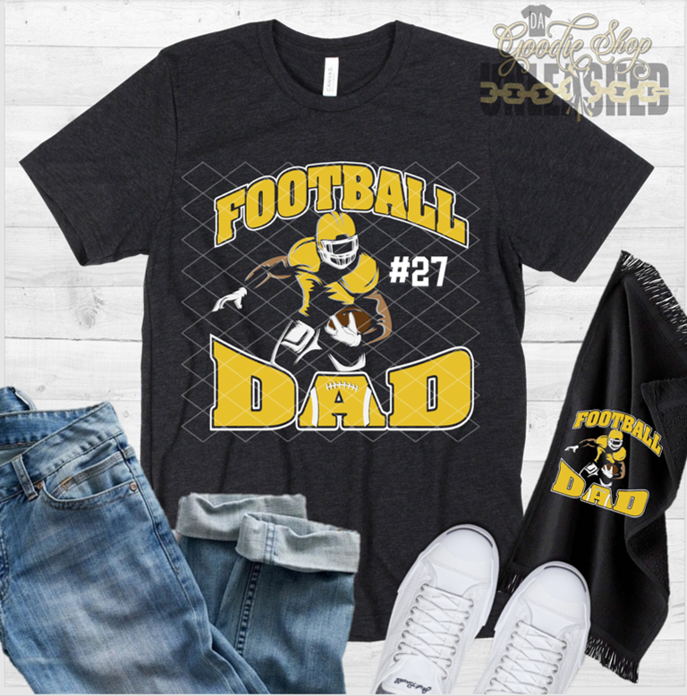 Football Mom and Dad Digital Design File