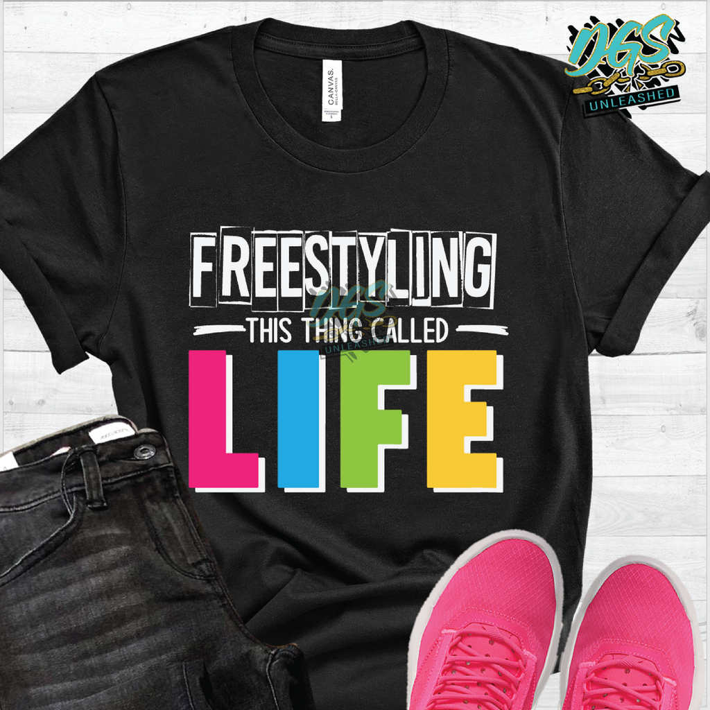 Freestyling This Thing Called Life SVG, DXF, PNG, and EPS Cricut-Silhouette Instant Digital Download