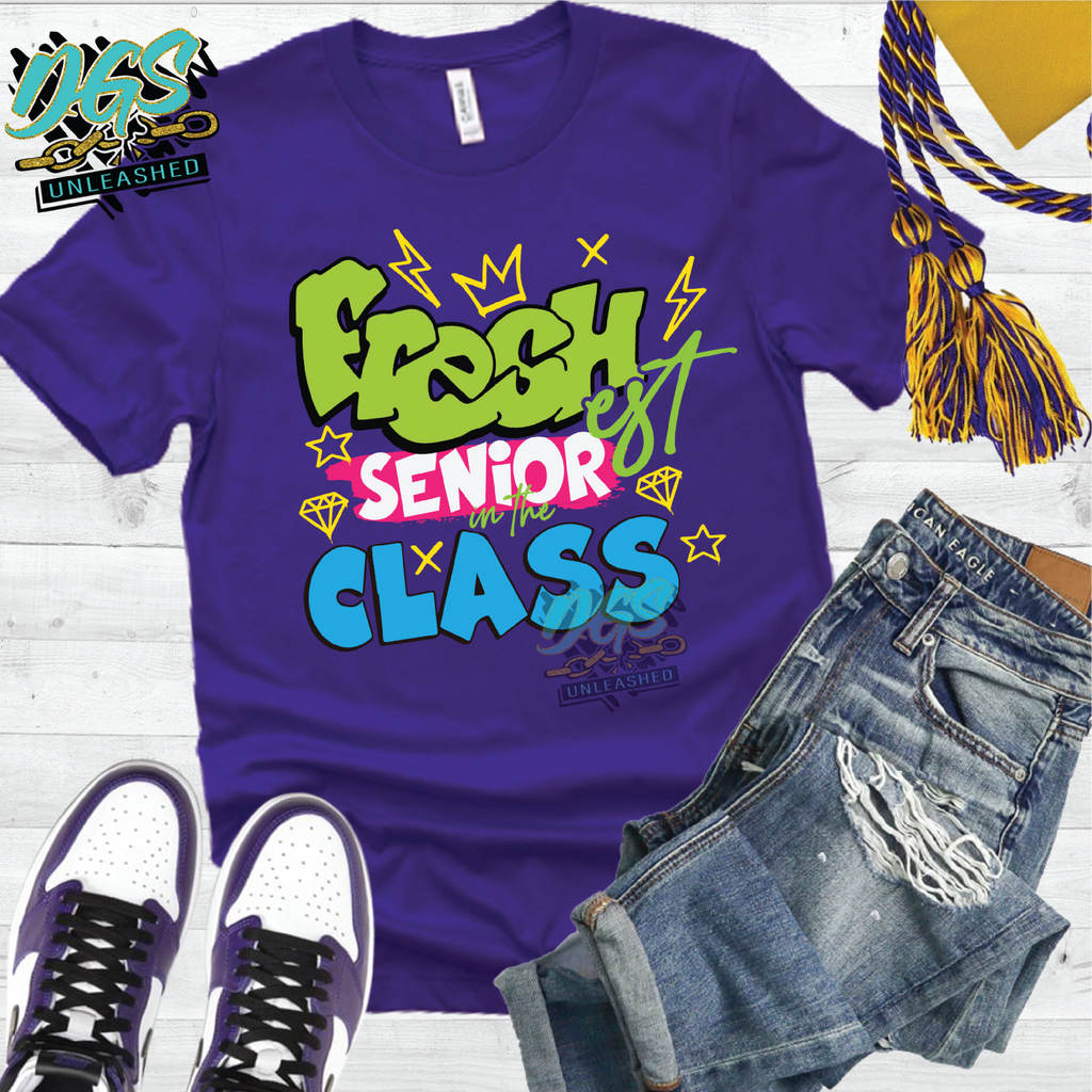 Freshest Senior in the Class SVG, DXF, PNG, and EPS Digital Files